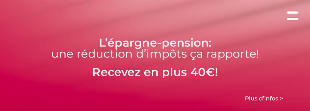 40 euros de cashback avec l'épargne-pension