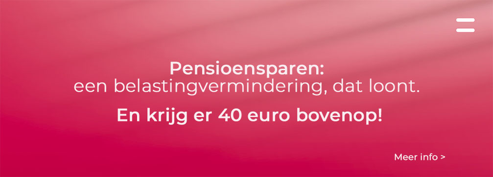 40 euro cashback met pensioensparen